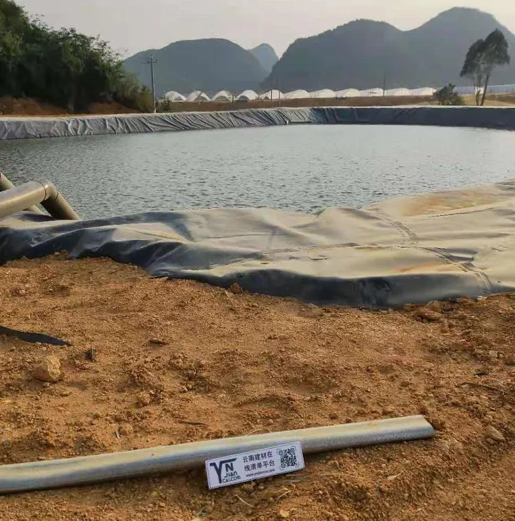文山砚山县种植基地土工膜施工案例