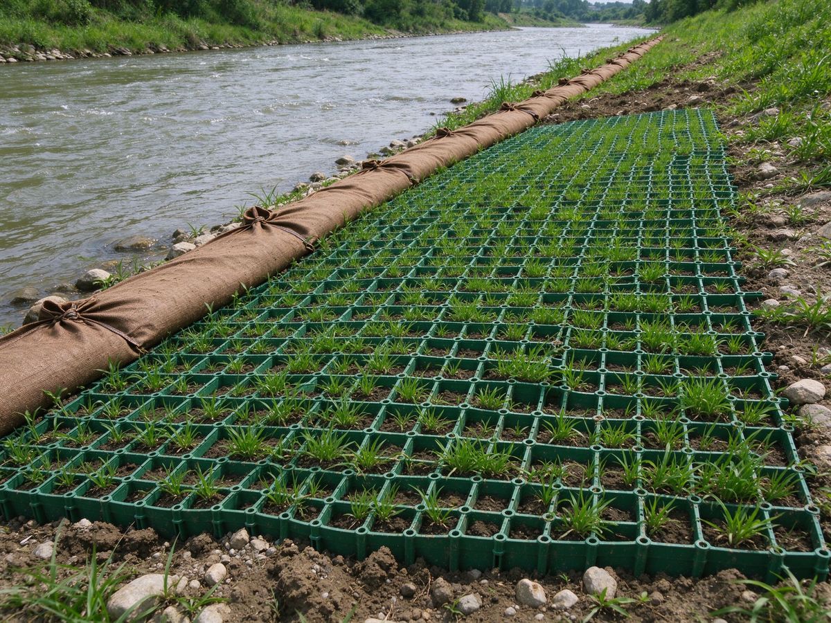 植草格河道护坡